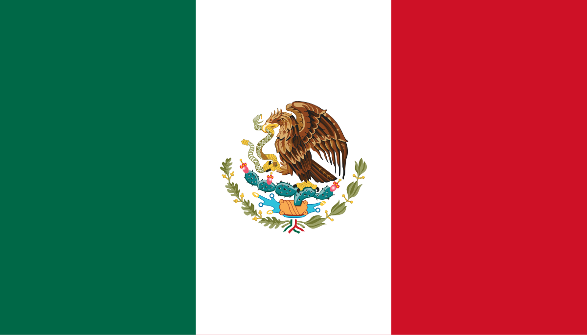 México bandera